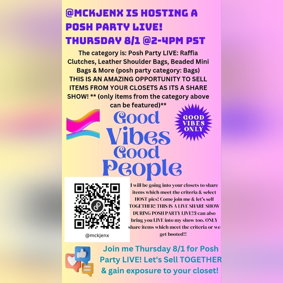 Host Picks| Posh Party LIVE Co-Host & Share Show Thursday 2PM PST/4PM CST - Picture 2 of 2